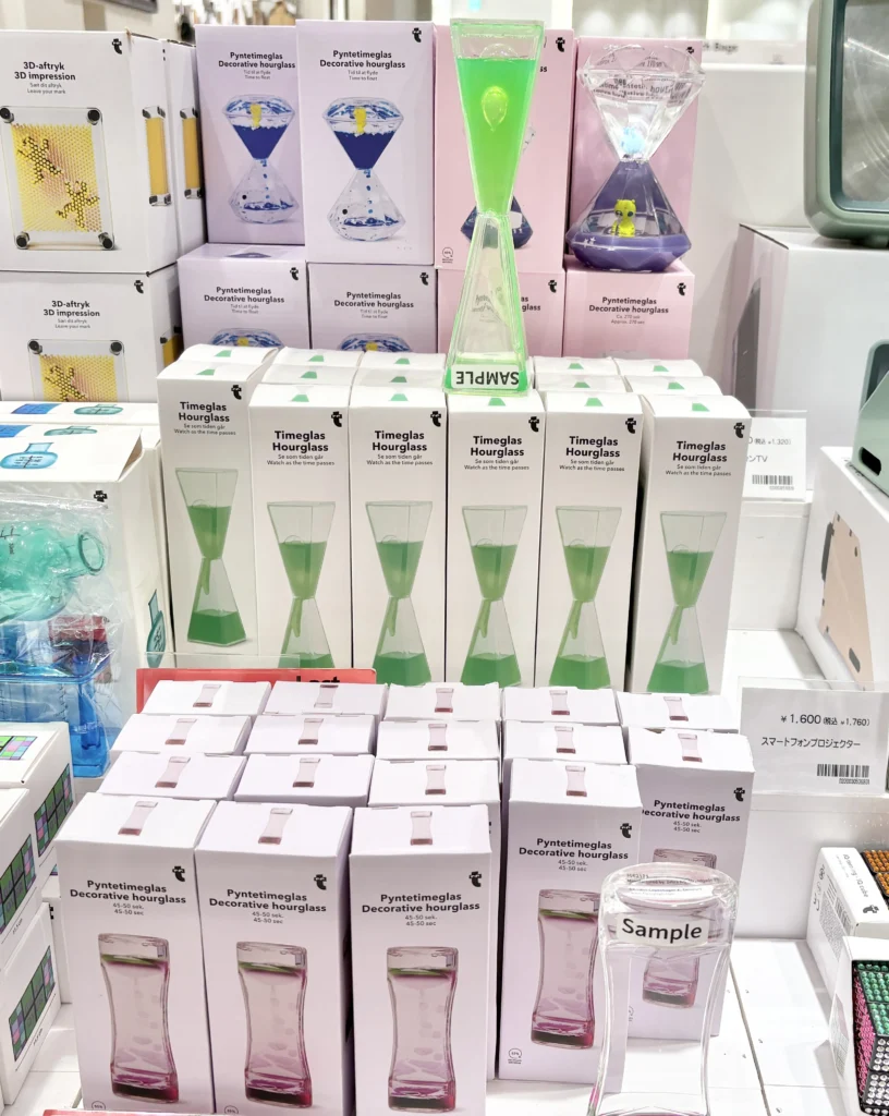 フライングタイガーで2025年10月に売られていたリキッドモーション(オイルタイマー)の画像